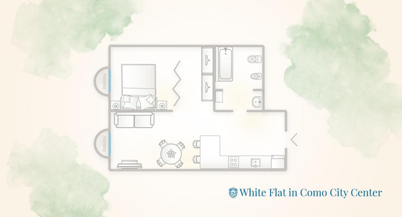 White Flat In Como City Center By Rent All 科莫 外观 照片
